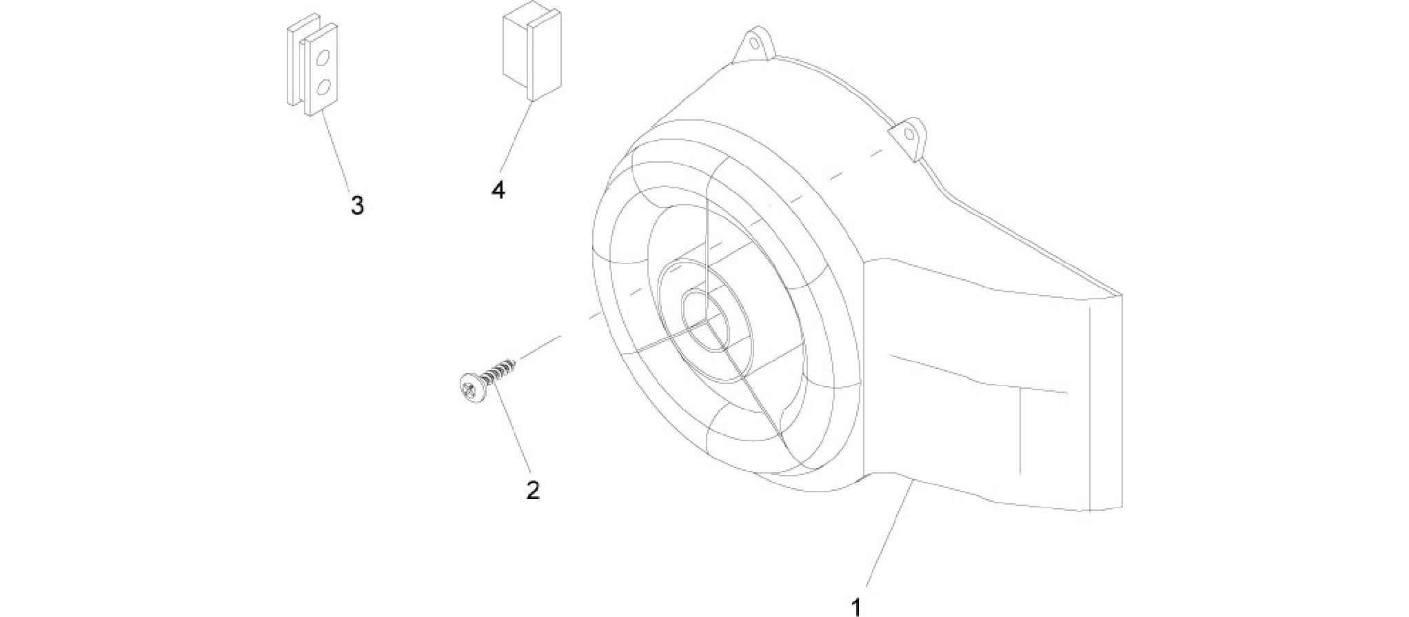 Flywheel magneto cover - Oil filter
