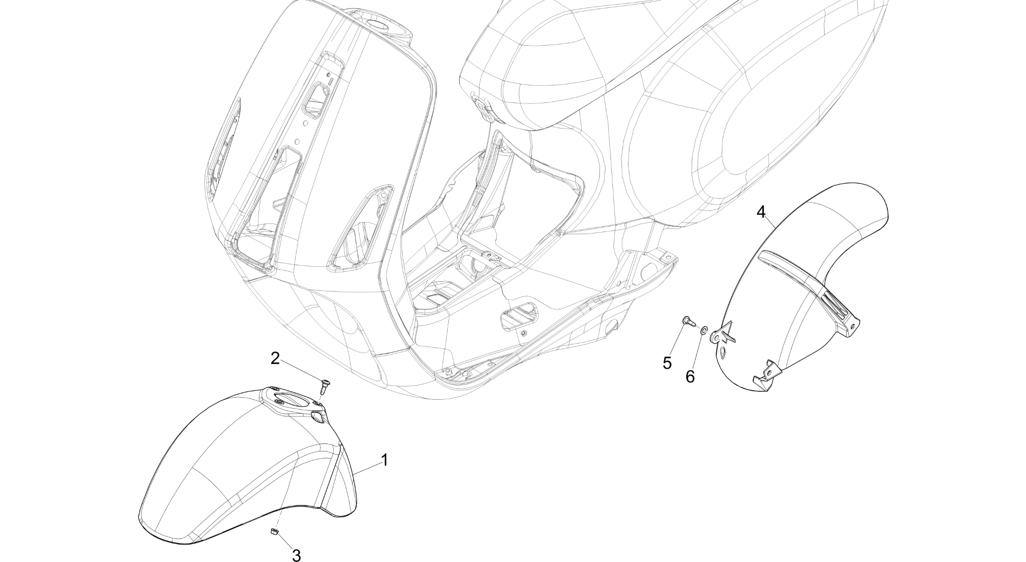 Wheel huosing - Mudguard