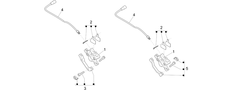 Brakes pipes - Calipers