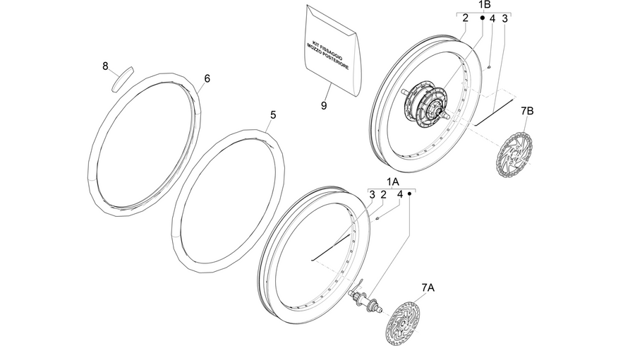 Rear wheel