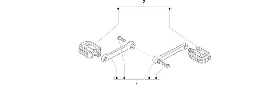 Control pedals - Levers