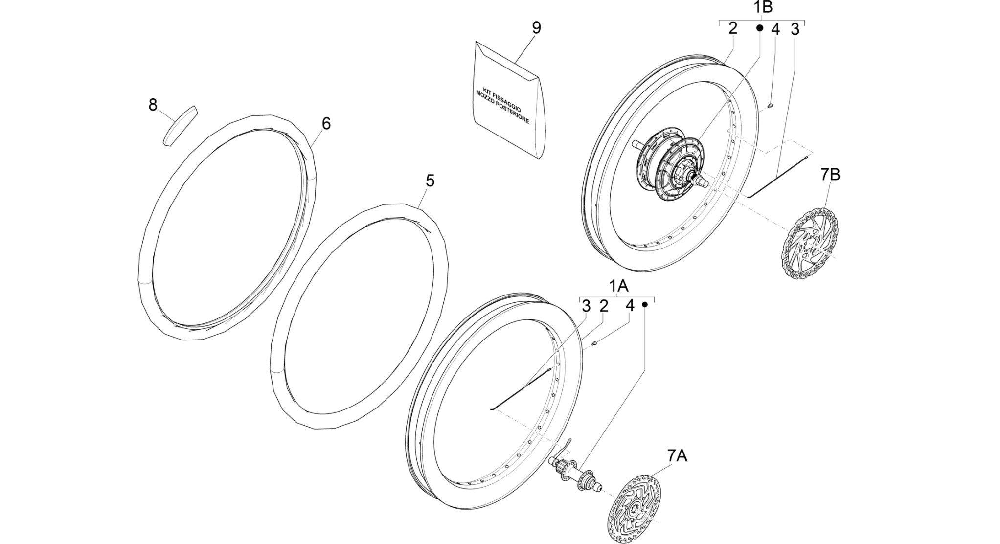 Rear wheel