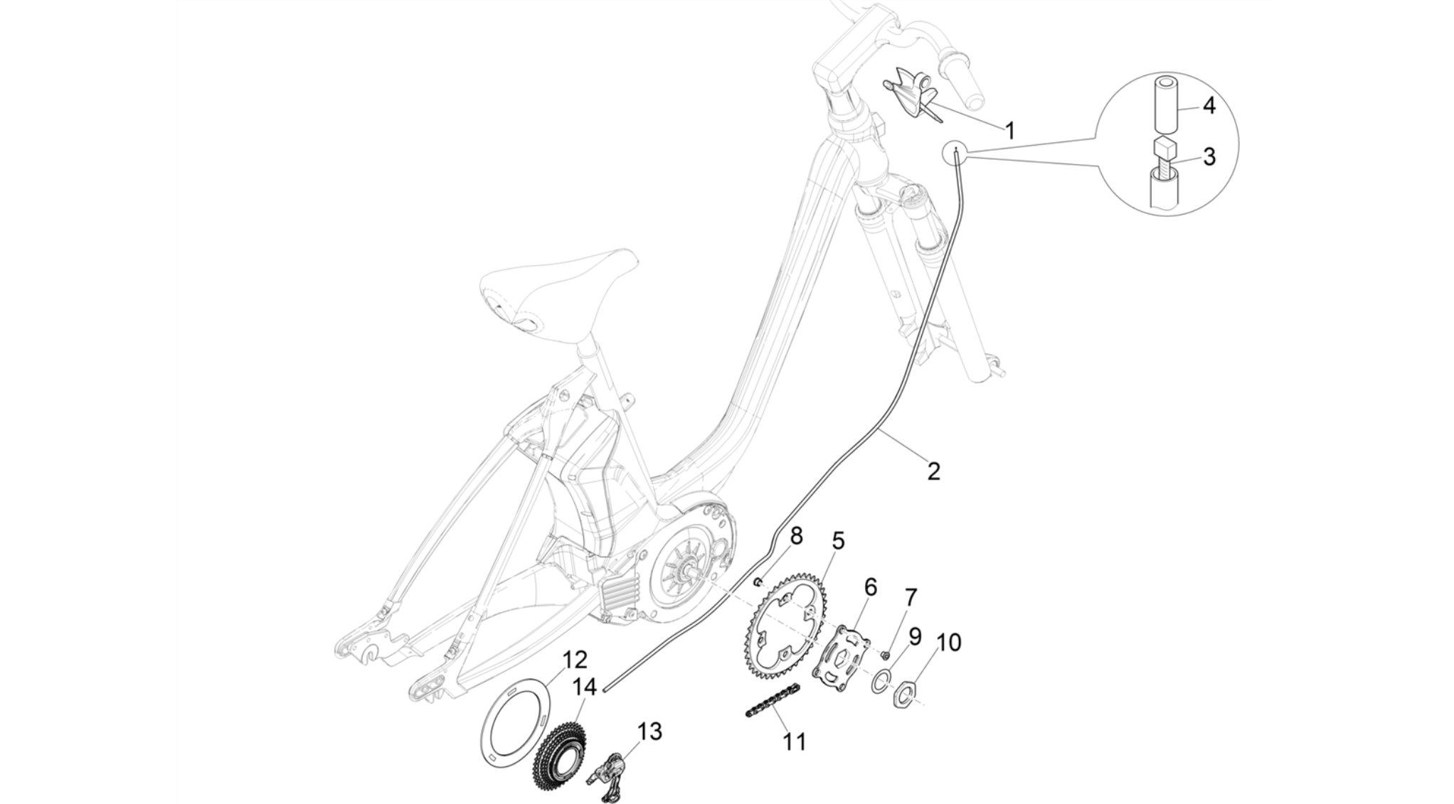 Gear shift (SHIMANO)
