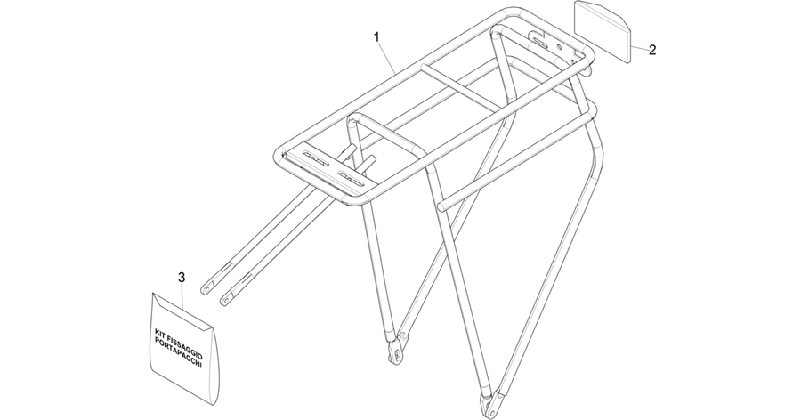 Rear luggage rack