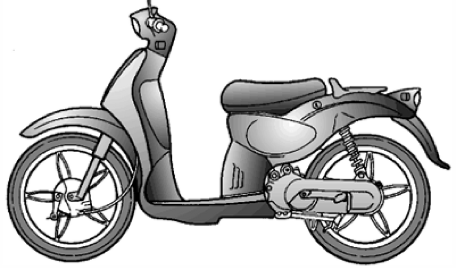 Scarabeo 50 2T (eng. Minarelli) 1993-1997