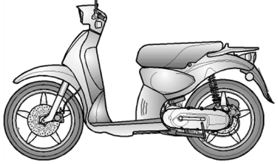Scarabeo 50 2T (eng. Minarelli) 1999