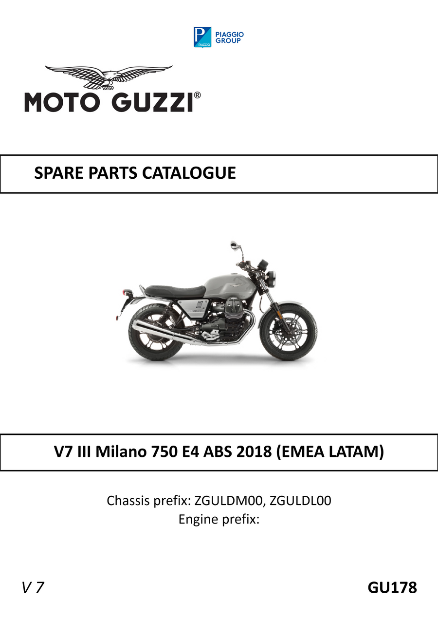 V7 III Milano 750 E4 ABS 2018 (EMEA LATAM)