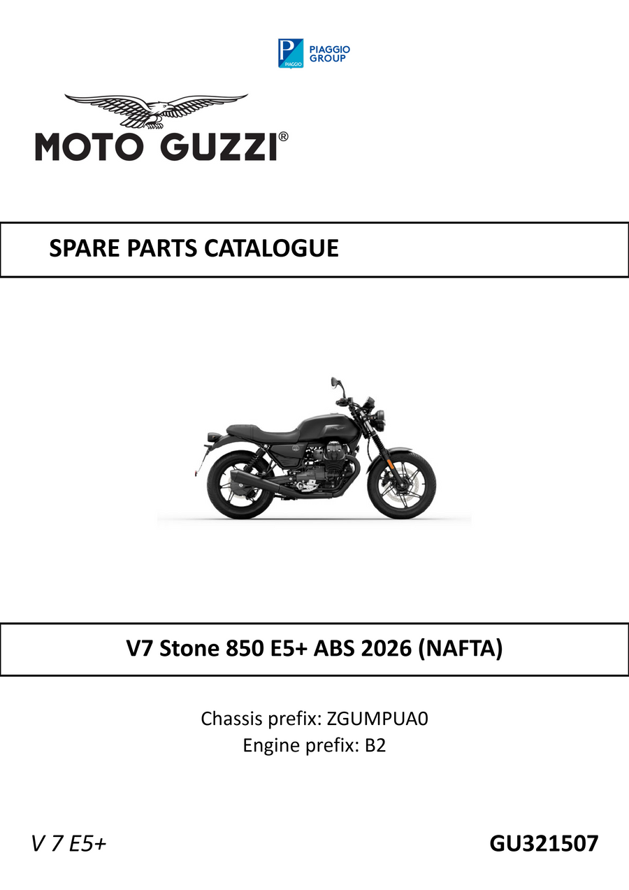 V7 Stone 850 E5+ ABS 2026 (NAFTA)
