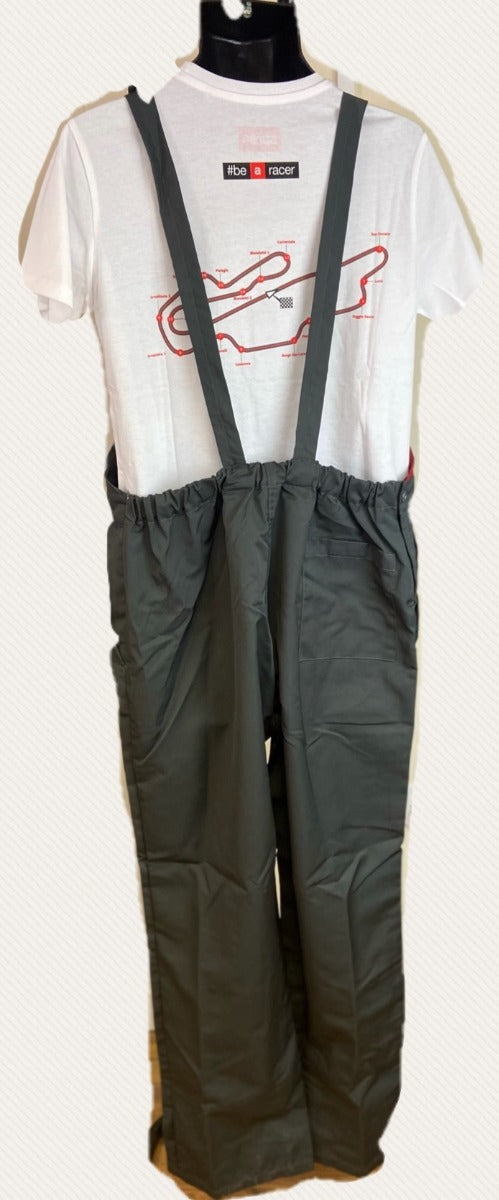 APRILIA DUNGAREES BLACK/RED