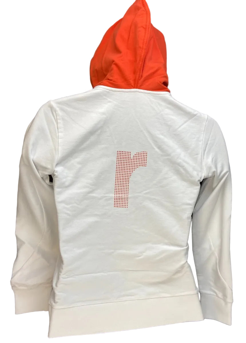 APRILIA LADIES HOODIE WHITE/RED