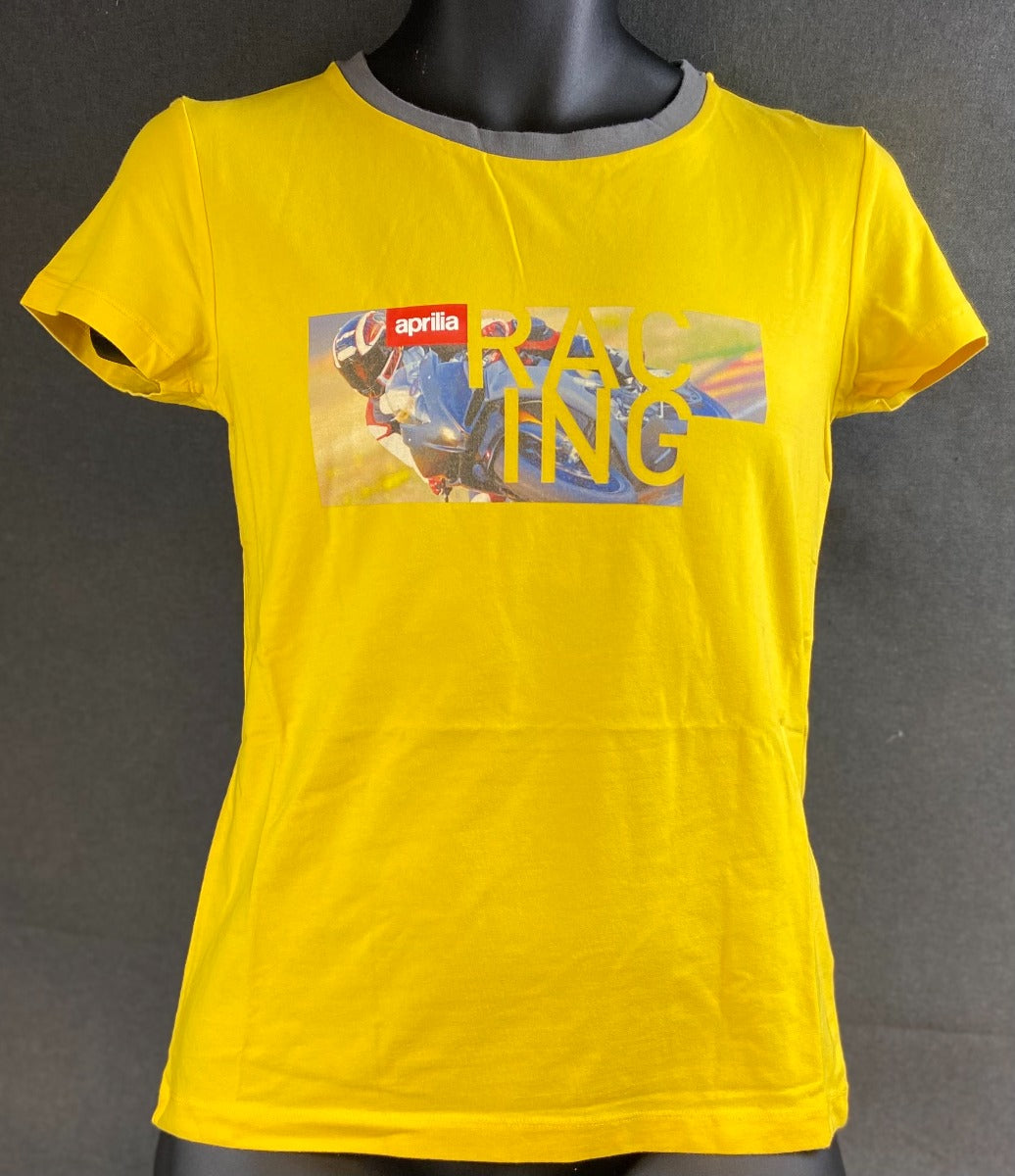 Aprilia Lady's Racing T-Shirt Yellow