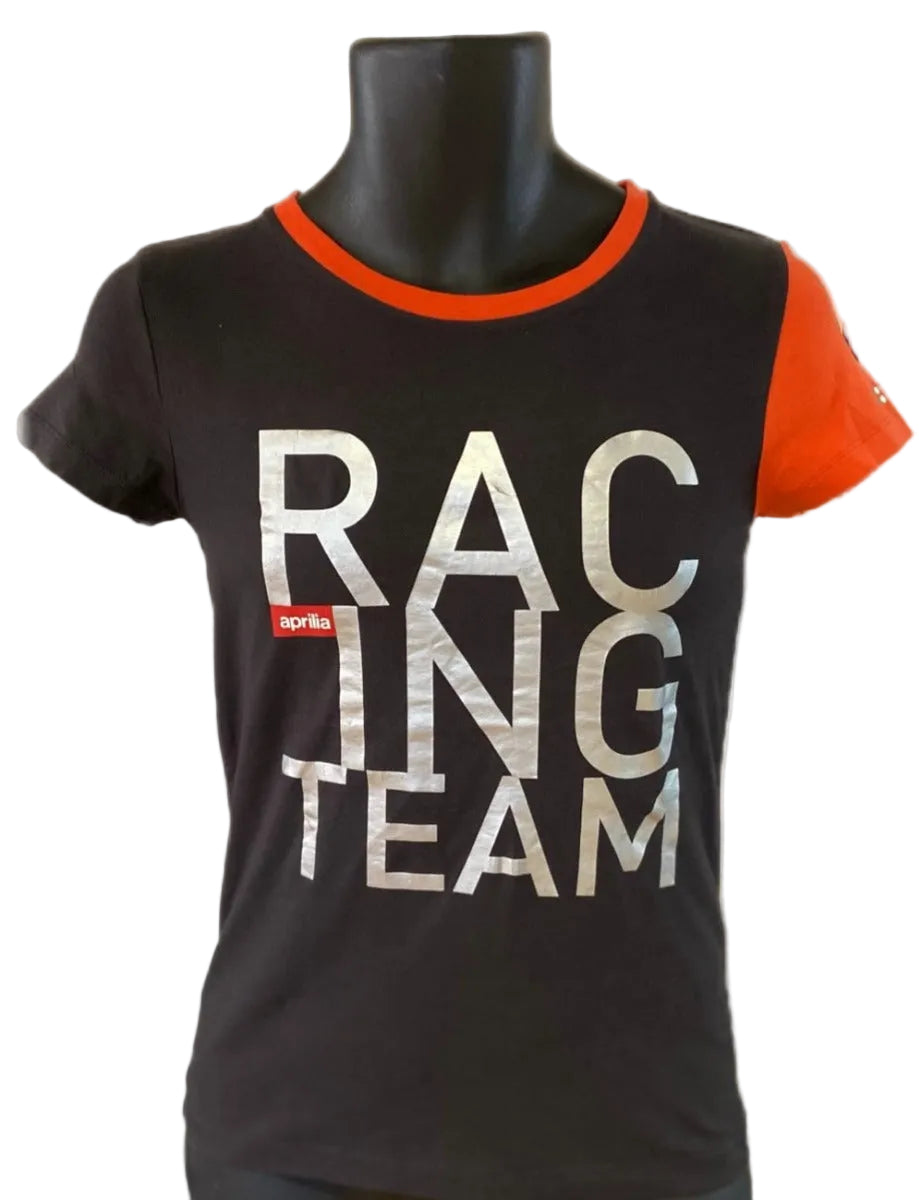 APRILIA LADY'S RACING TEAM T-SHIRT BLACK