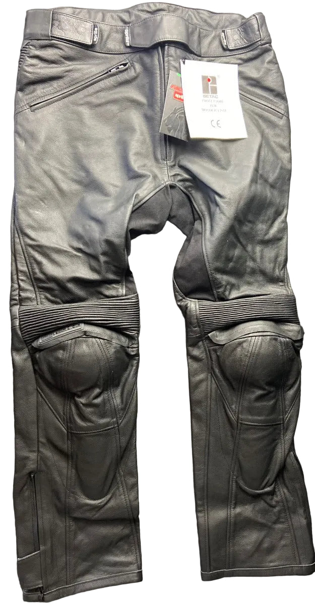 APRILIA LEATHER TOURING TROUSERS BLACK