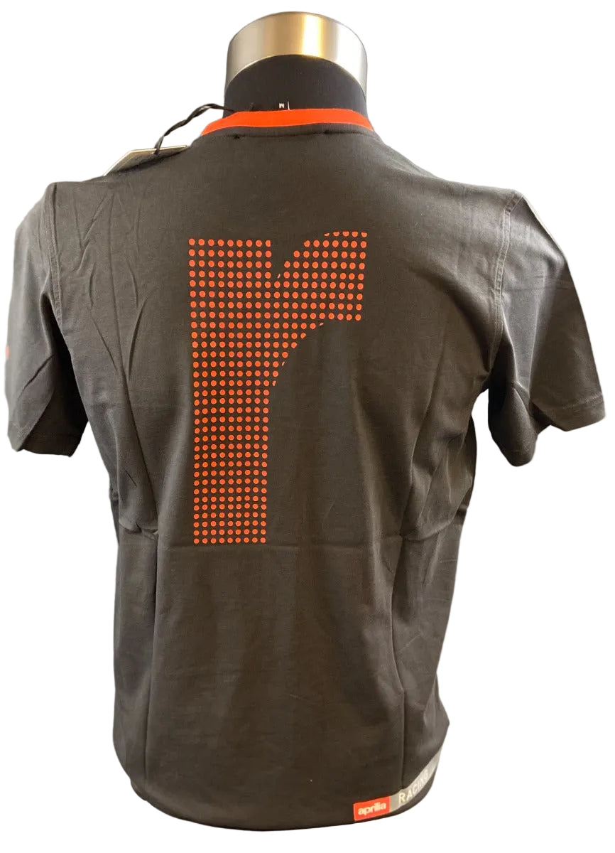 APRILIA MENS AR T-SHIRT BLACK