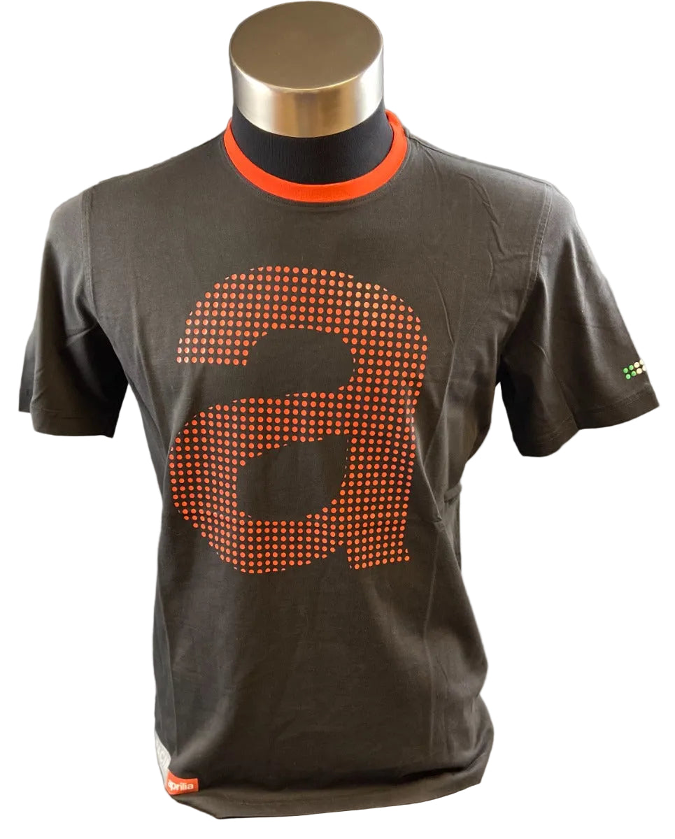 APRILIA MENS AR T-SHIRT BLACK