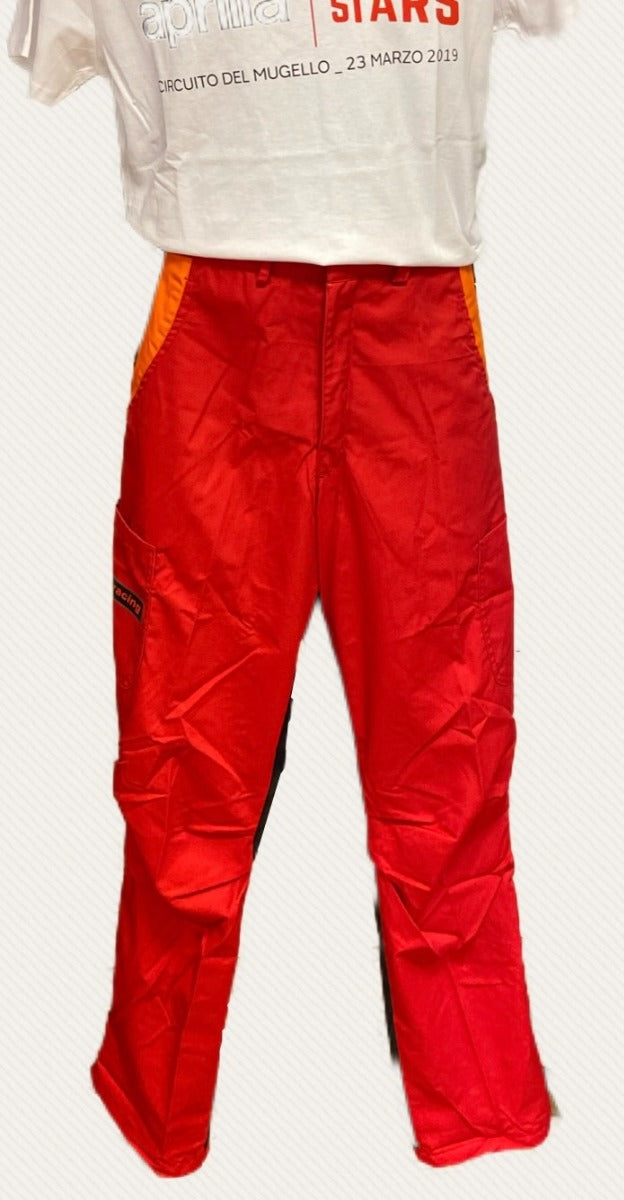 APRILIA MENS LONG TROUSERS RED