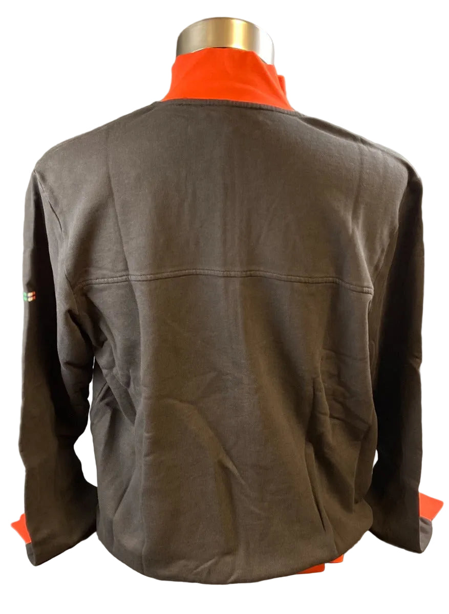APRILIA MENS FULL ZIP SWEATSHIRT BLACK/RED