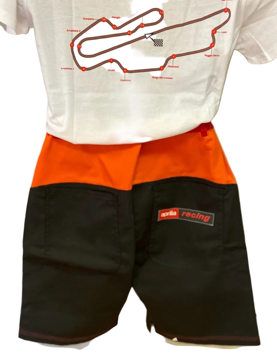 APRILIA MENS SHORTS RED