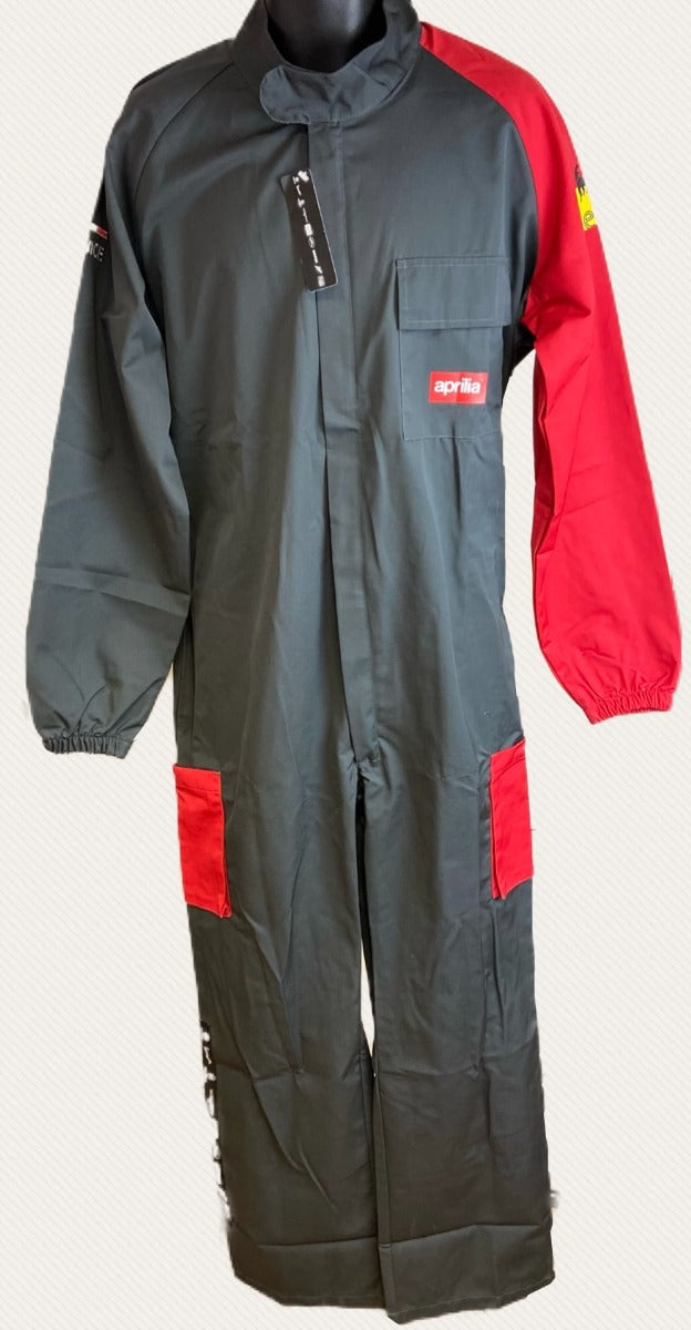 APRILIA WORK OVERALL BLACK/RED