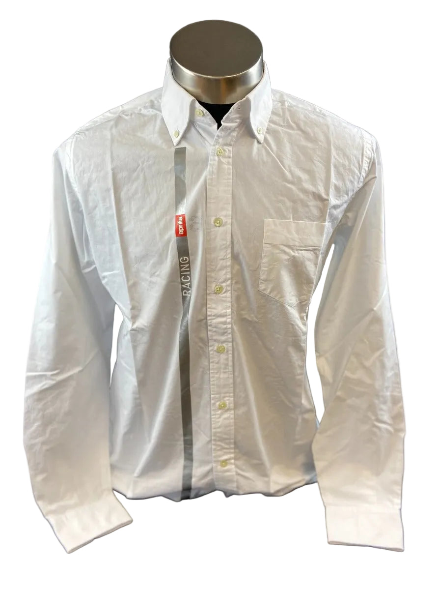 APRILIA MENS RACING SHIRT WHITE