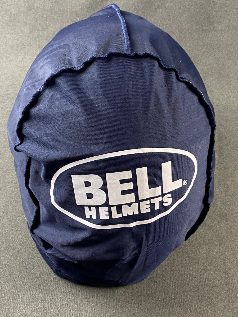 BELL HELMET BLACK WHITE AND BLUE