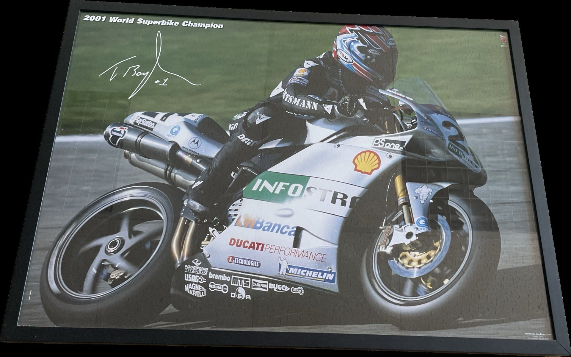 BAYLISS SIGNED POSTER (Frame not included)