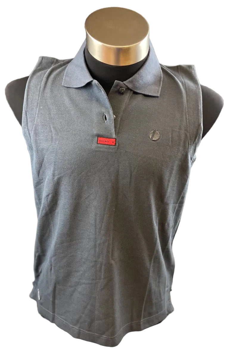DUCATI SLEEVELESS POLO SHIRT
