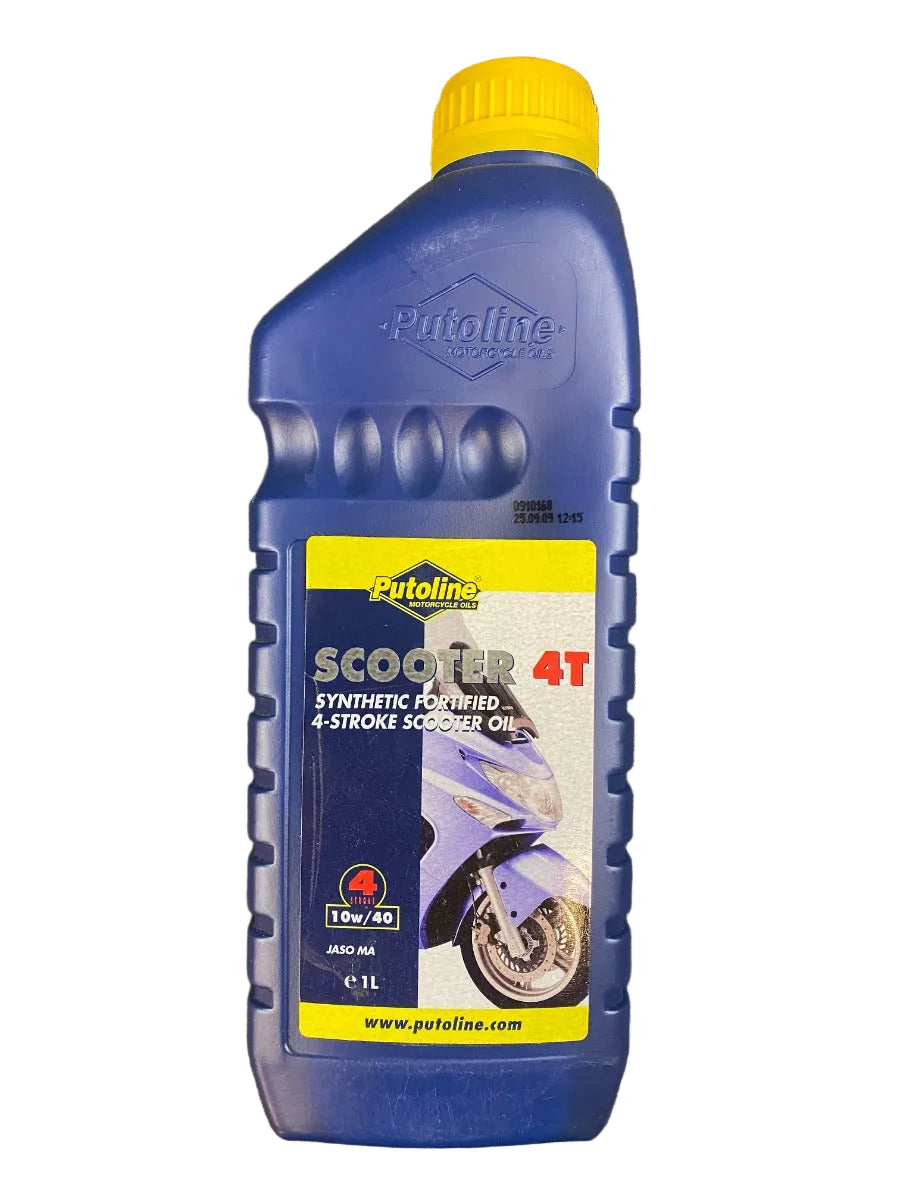 PUTOLINE SCOOTER 4T SYNTHETIC FORTIFIED 4-STROKE SCOOTER OIL 10W/40 1 LITRE