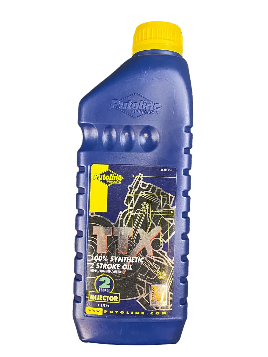 PUTOLINE TTX 100% SYNTHETIC 2 STROKE INJECTOR OIL - 1 LITRE
