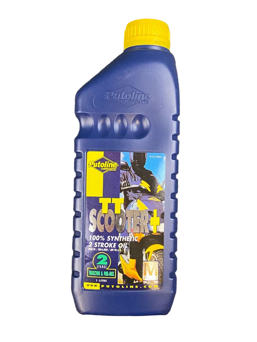 PUTOLINE TT SCOOTER + FULLY SYNTHETIC 2 STROKE INJECTOR & PRE MIX - 1 LITRE