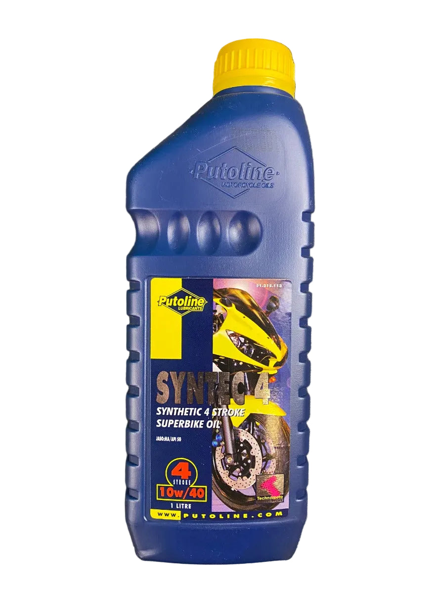 PUTOLINE SYNTEC 4 - SYNTHETIC 4 STROKE SUPERBIKE OIL 10W/40 - 1 LITRE