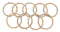 LINED CLUTCH DISCS 9 PC.