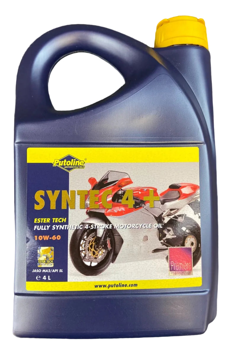 PUTOLINE SYNTEC 4+ ESTER TECH FULLY SYNTHETIC 4 STROKE OIL 10W/60 - 4 LITRE