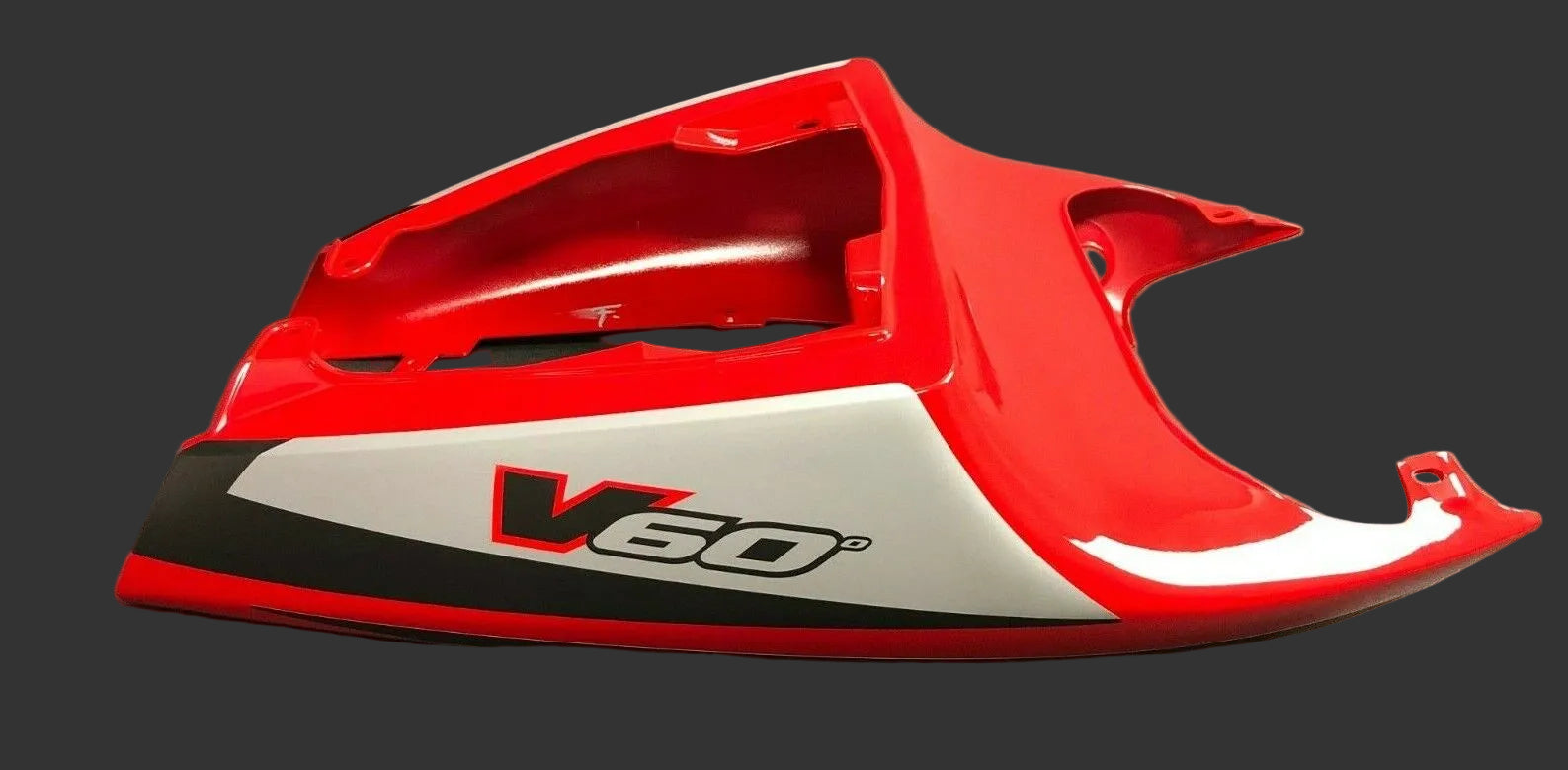 REAR FAIRING, HOT RED+DECAL