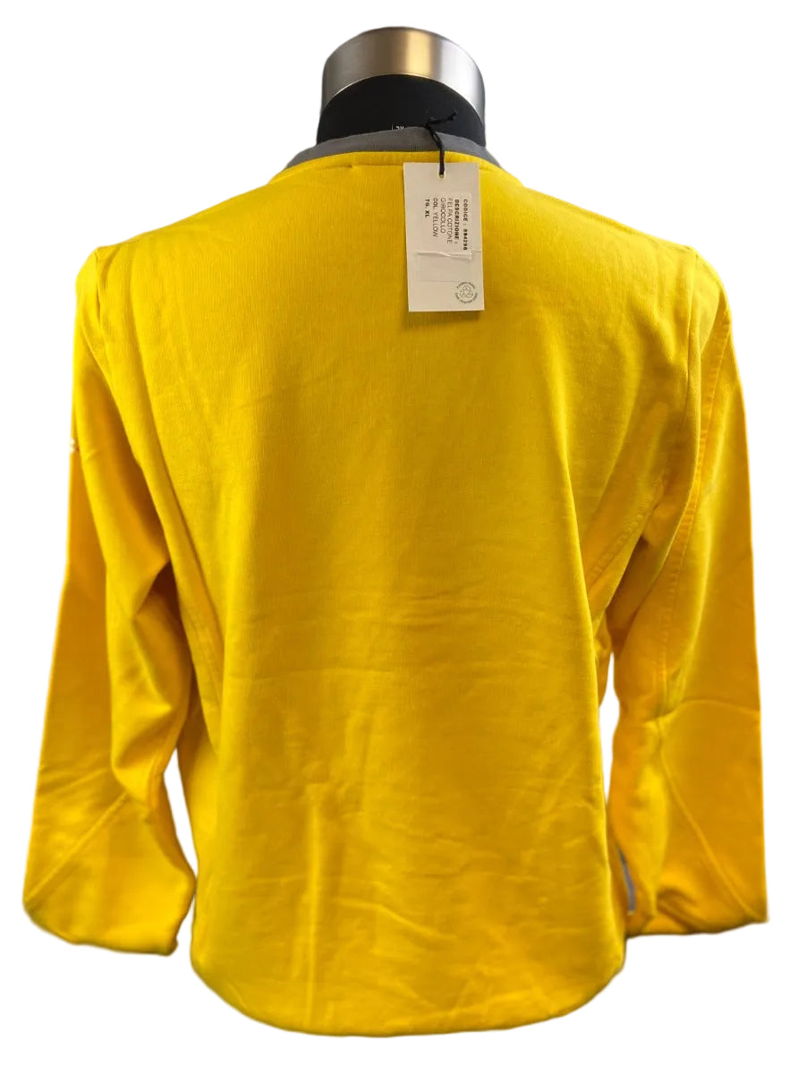 APRILIA MENS RACING CREW SWEATSHIRT YELLOW