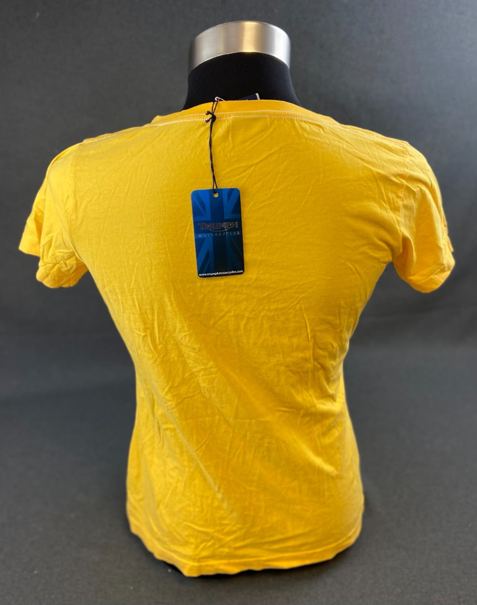 TRIUMPH LADIES YELLOW T-SHIRT